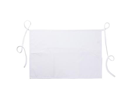 Delantal Adulto Blanco con Bolsillo Blanco en Forma de T(41*60cm)
