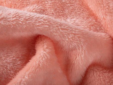 Manta Microfibra Forro Polar Sublimaci&oacute;n (Rosa coral/Blanco, 76*101cm/30"x 40")