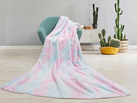 Manta Forro Piel Sint&eacute;tica Poli&eacute;ster Vis&oacute;n Sublimaci&oacute;n (Blanco, 152*203cm/60"x 80")