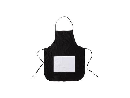 Delantal Negro con Bolsillo Blanco(75*60cm)