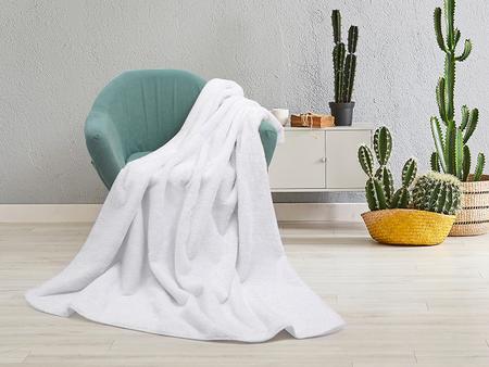 Manta Microfibra Forro Polar Sublimaci&oacute;n (Blanco total, 127*152cm/50"x 60")